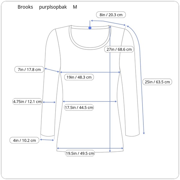 BROOKS Women’s Distance Long Sleeve Running T-shirt in Plum Size Medium - Picture 10 of 10